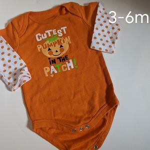 Cutest little pumpkin onesie